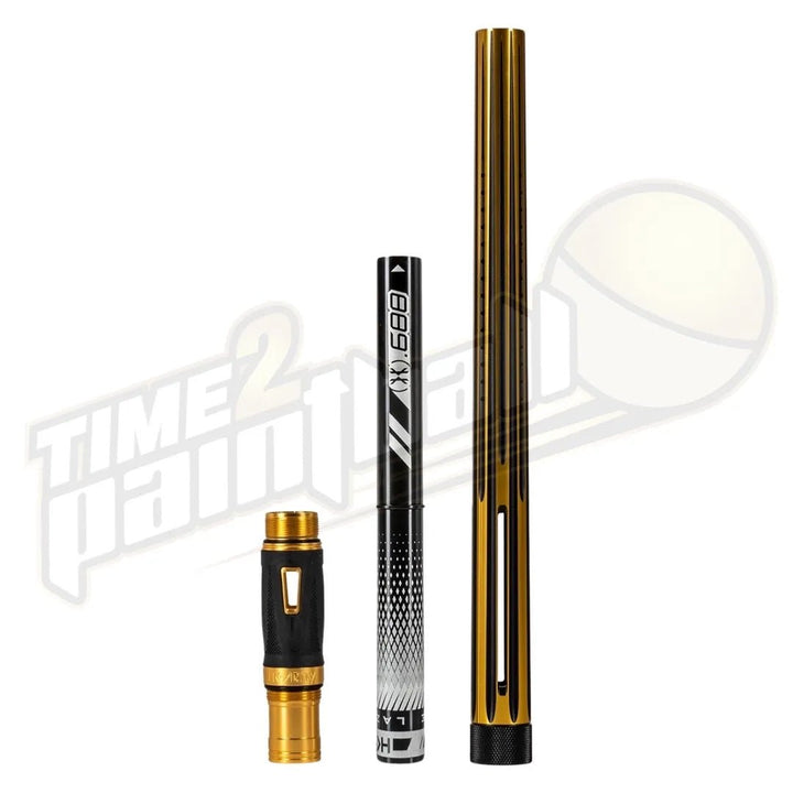 HK Army LAZR Elite NOVA Barrel Kit AC 15" Gold/Black Black Inserts - Time 2 Paintball