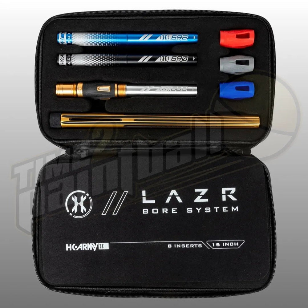HK Army LAZR Elite NOVA Barrel Kit AC 15" Gold/Black Color Inserts - Time 2 Paintball