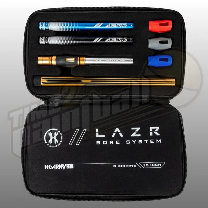 HK Army LAZR Elite NOVA Barrel Kit AC 15" Gold/Black Color Inserts - Time 2 Paintball