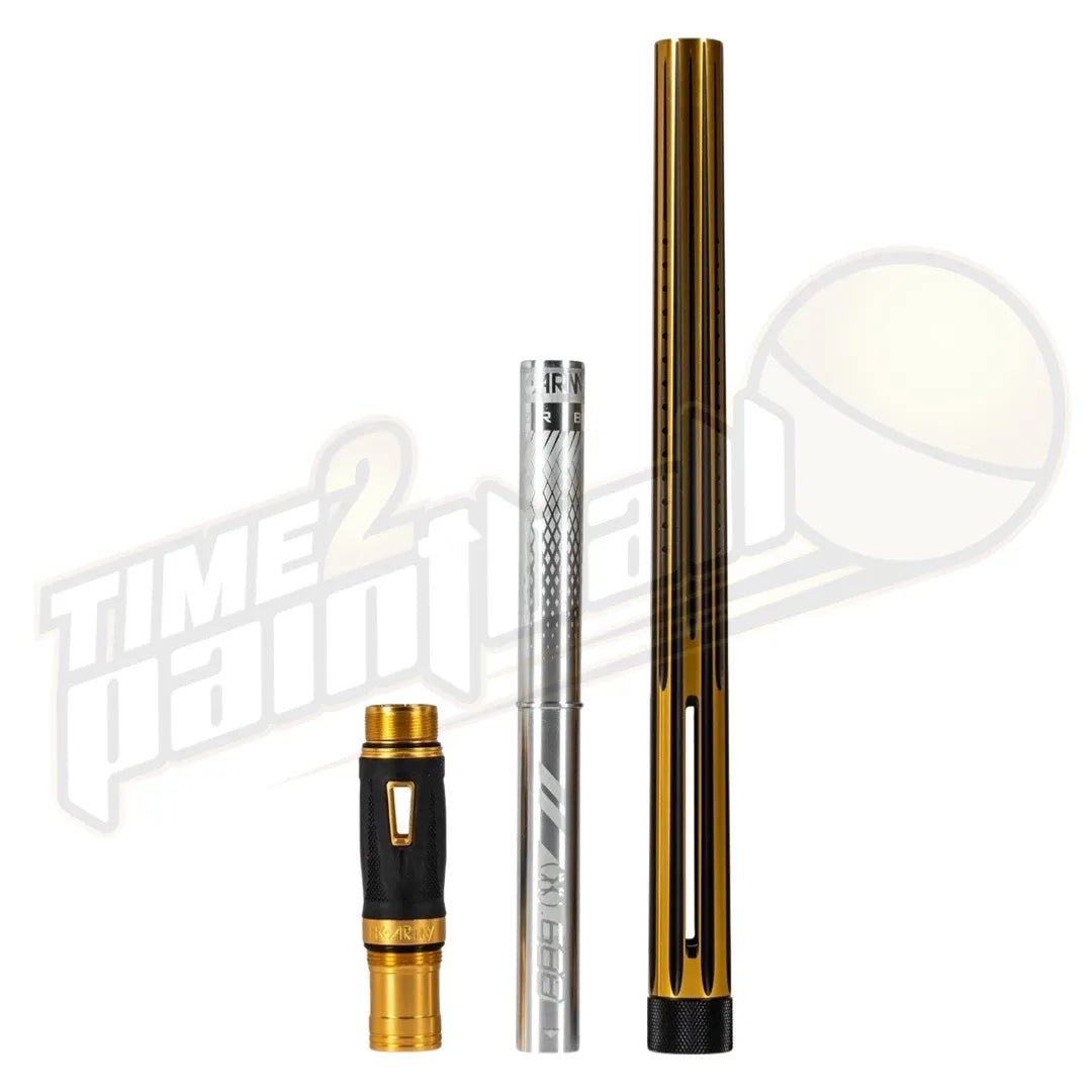 HK Army LAZR Elite NOVA Barrel Kit AC 15" Gold/Black Color Inserts - Time 2 Paintball