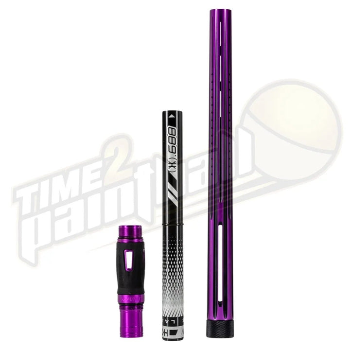 HK Army LAZR Elite NOVA Barrel Kit AC 15" Purple/Black Black Inserts - Time 2 Paintball