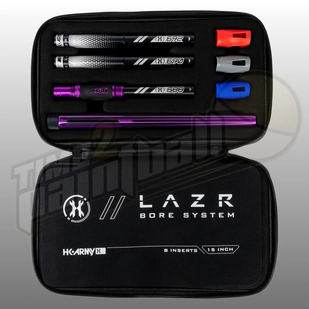 HK Army LAZR Elite NOVA Barrel Kit AC 15" Purple/Black Black Inserts - Time 2 Paintball