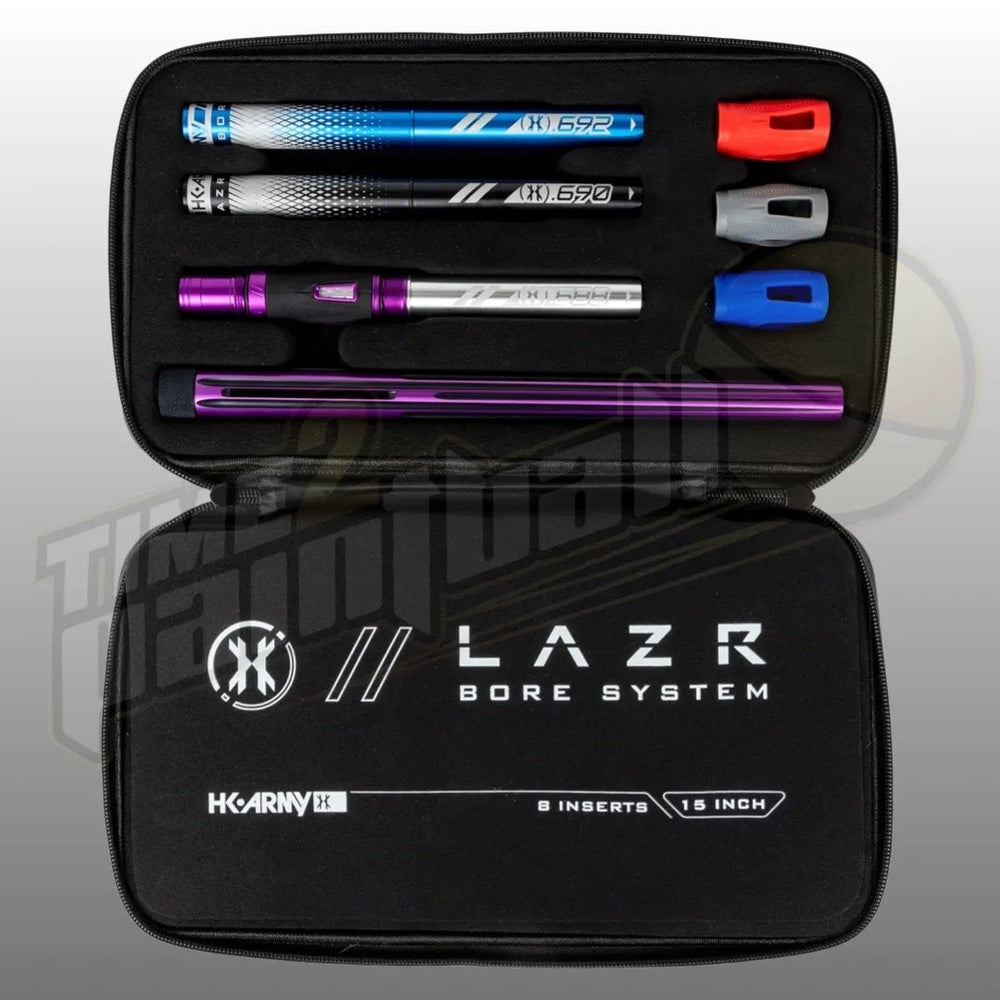 HK Army LAZR Elite NOVA Barrel Kit AC 15" Purple/Black Color Inserts - Time 2 Paintball