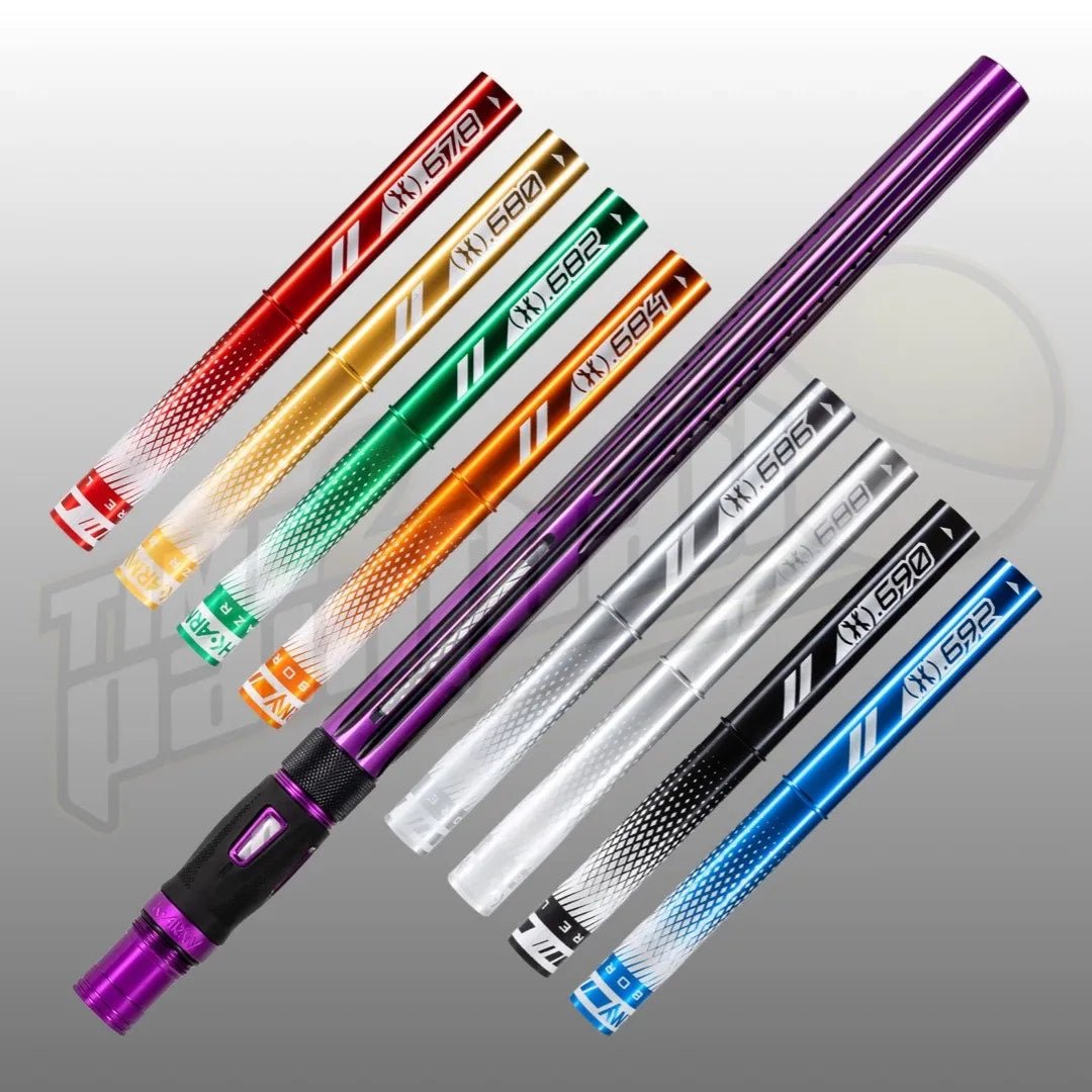 HK Army LAZR Elite NOVA Barrel Kit AC 15" Purple/Black Color Inserts - Time 2 Paintball