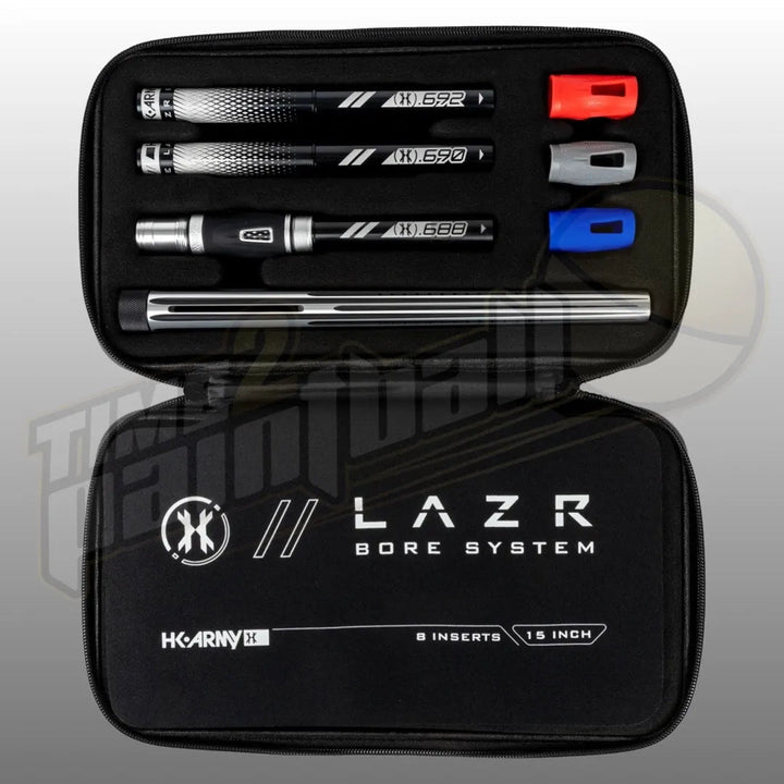 HK Army LAZR Elite NOVA Barrel Kit AC 15" Silver/Black Black Inserts - Time 2 Paintball