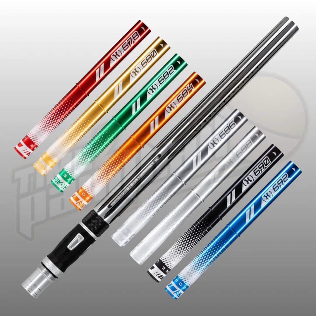 HK Army LAZR Elite NOVA Barrel Kit AC 15" Silver/Black Color Inserts - Time 2 Paintball