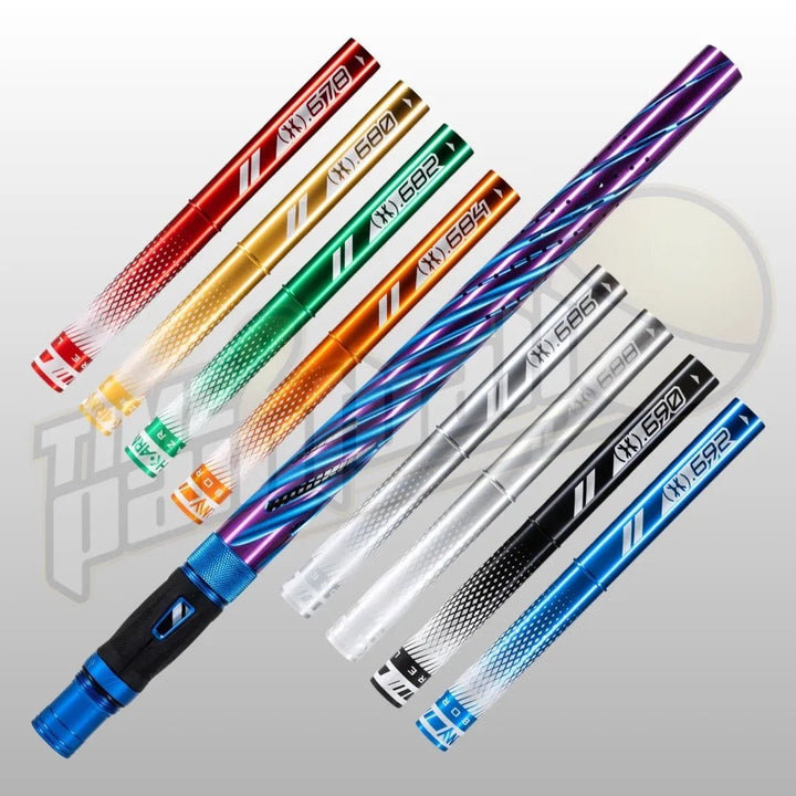 HK Army LAZR Elite Orbit Barrel Kit AC 15" Blue/Purple Color Inserts - Time 2 Paintball