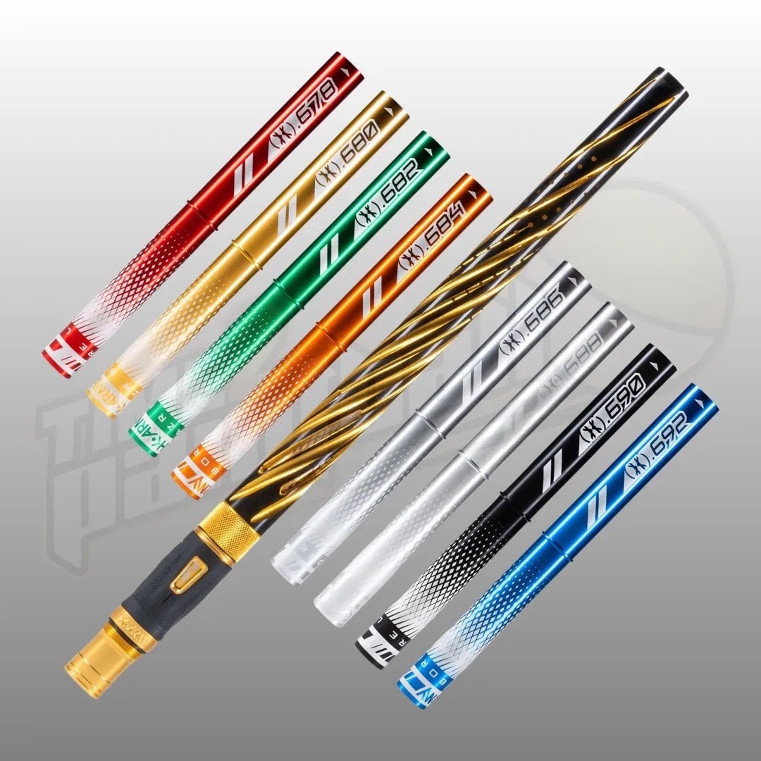 HK Army LAZR Elite Orbit Barrel Kit AC 15" Dust Gold Color Inserts - Time 2 Paintball