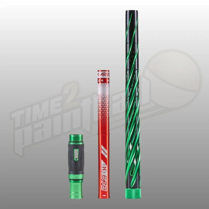 HK Army LAZR Elite Orbit Barrel Kit AC 15" Dust Green Color Inserts - Time 2 Paintball
