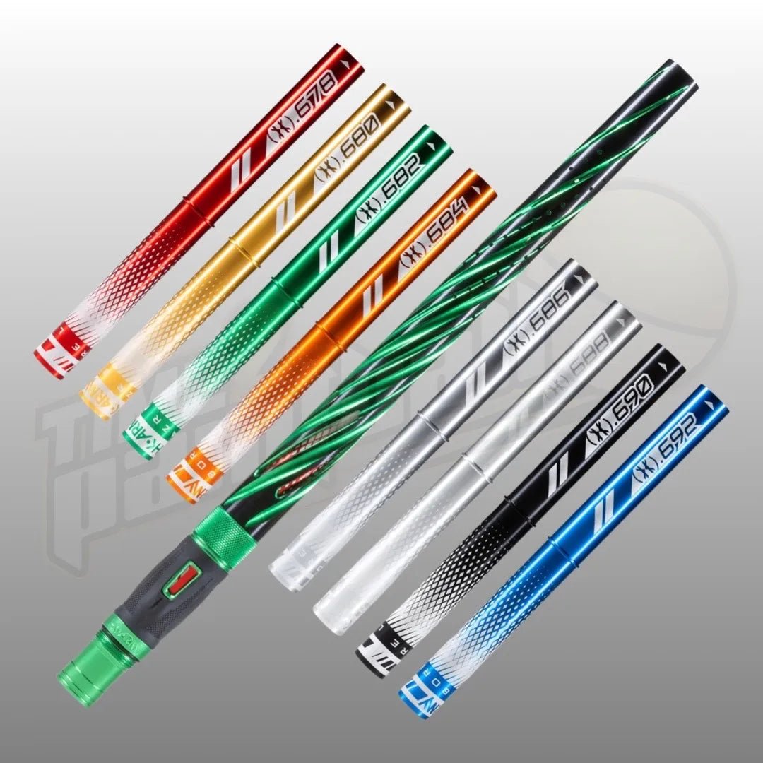 HK Army LAZR Elite Orbit Barrel Kit AC 15" Dust Green Color Inserts - Time 2 Paintball