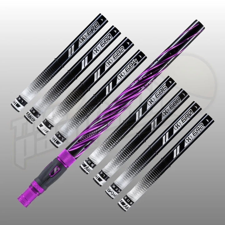 HK Army LAZR Elite Orbit Barrel Kit AC 15" Dust Purple Black Inserts - Time 2 Paintball