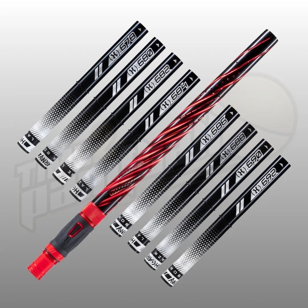 HK Army LAZR Elite Orbit Barrel Kit AC 15" Dust Red Black Inserts - Time 2 Paintball