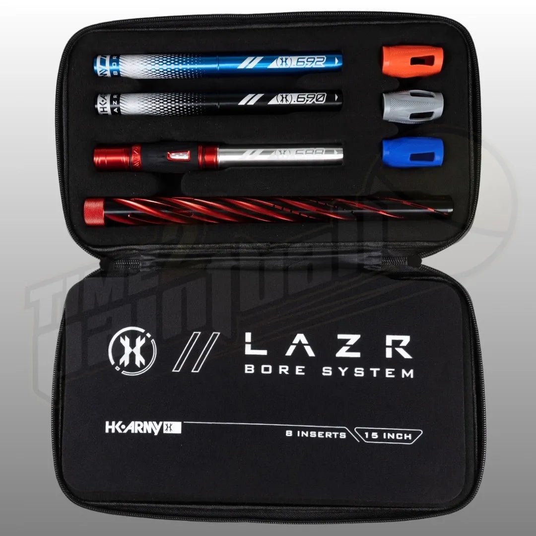 HK Army LAZR Elite Orbit Barrel Kit AC 15" Dust Red Color Inserts - Time 2 Paintball