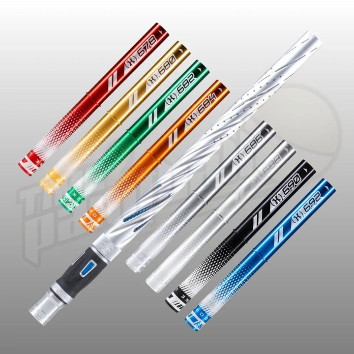 HK Army LAZR Elite Orbit Barrel Kit AC 15" Dust Silver Color Inserts - Time 2 Paintball