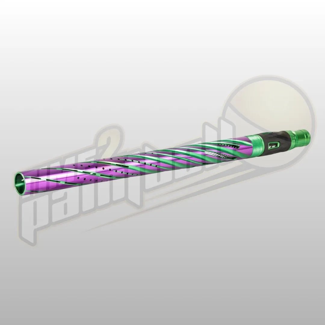 HK Army LAZR Elite Orbit Barrel Kit AC 15" Green/Purple Black Inserts - Time 2 Paintball