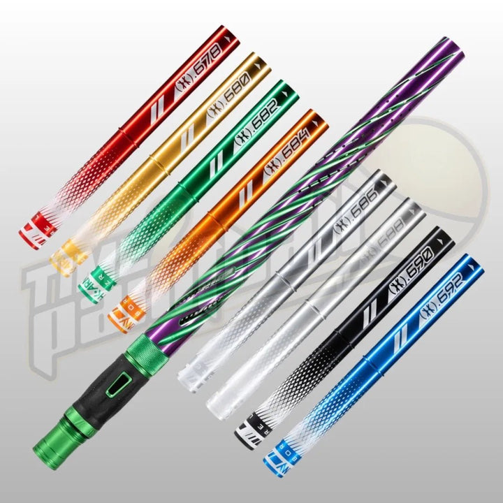 HK Army LAZR Elite Orbit Barrel Kit AC 15" Green/Purple Color Inserts - Time 2 Paintball