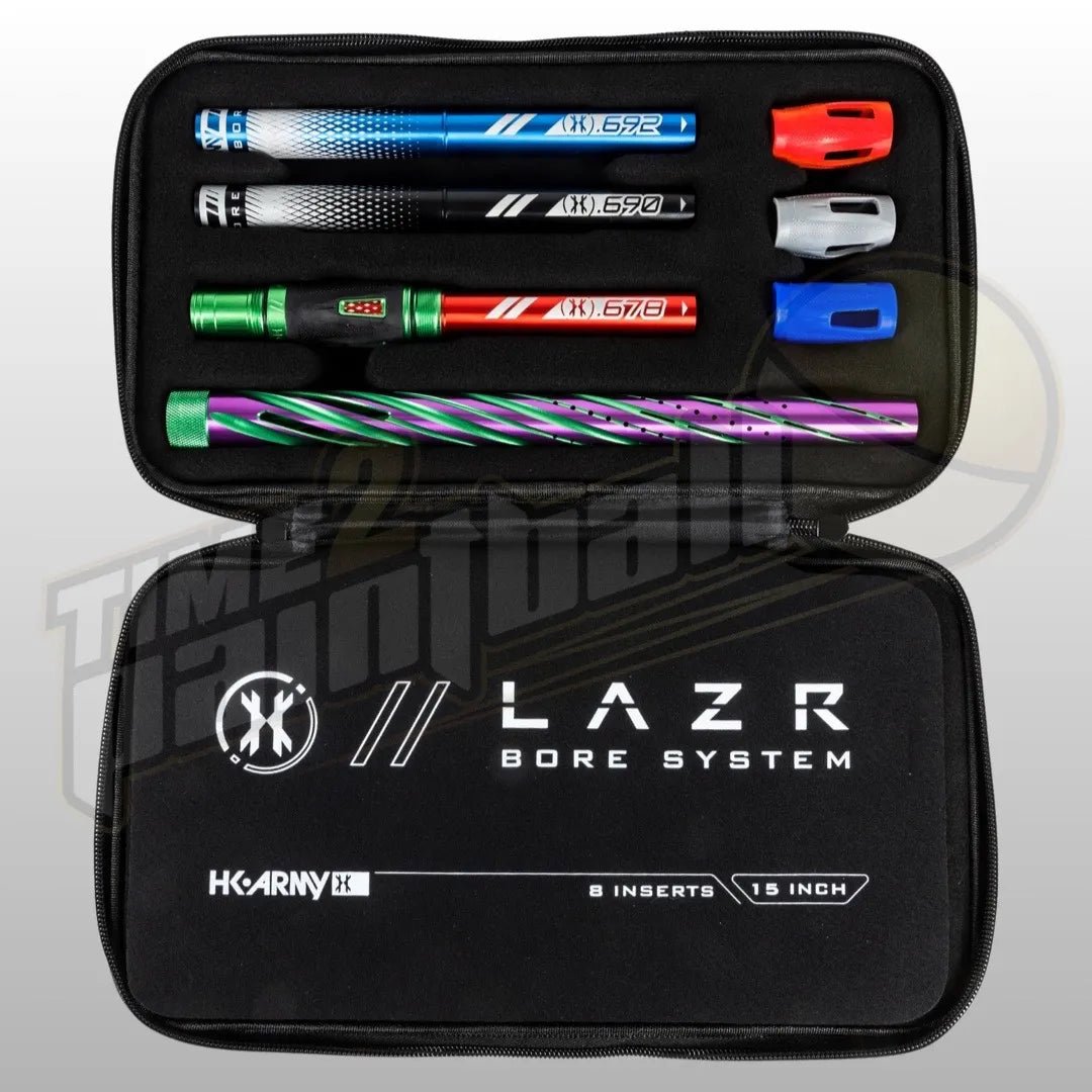 HK Army LAZR Elite Orbit Barrel Kit AC 15" Green/Purple Color Inserts - Time 2 Paintball
