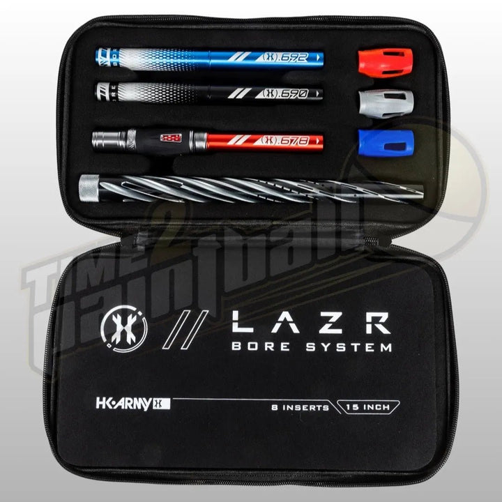 HK Army LAZR Elite Orbit Barrel Kit AC 15" Pewter/Black Color Inserts - Time 2 Paintball
