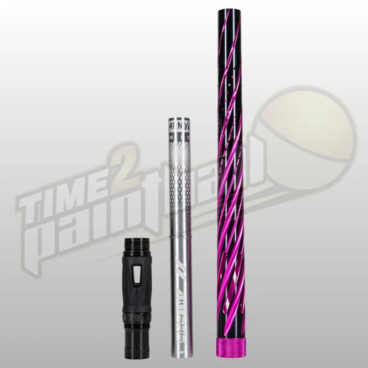 HK Army LAZR Elite Orbit Barrel Kit AC 15" Pink/Black Color Inserts - Time 2 Paintball
