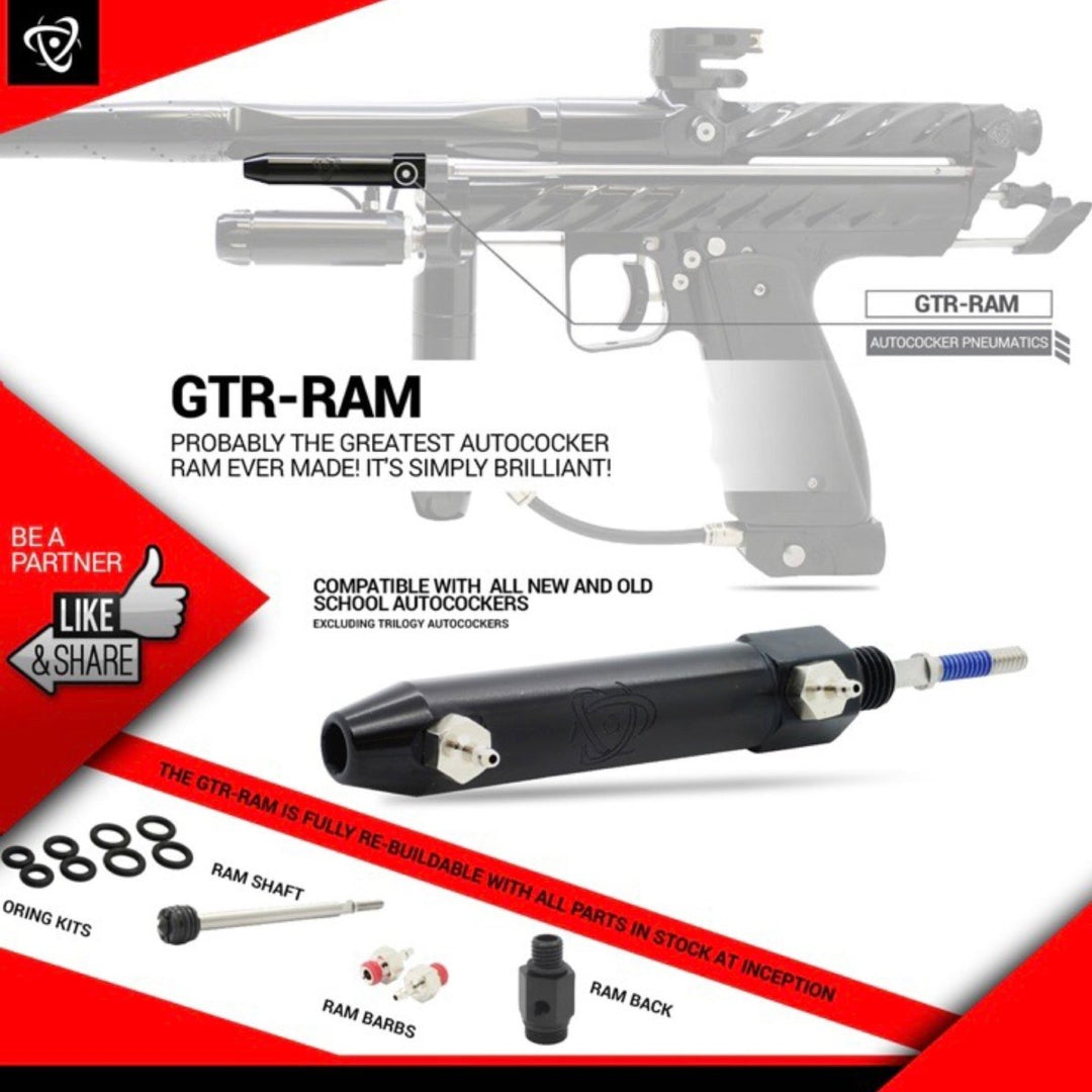 Inception Designs GTR V.2 Ram Black - Time 2 Paintball