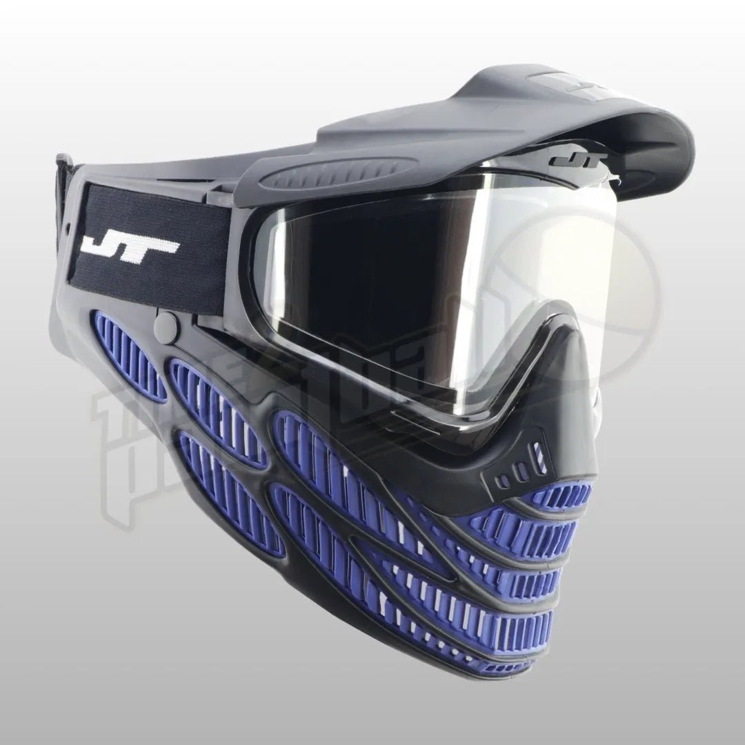 JT Flex 8 Thermal Goggles - Black/Blue - Time 2 Paintball