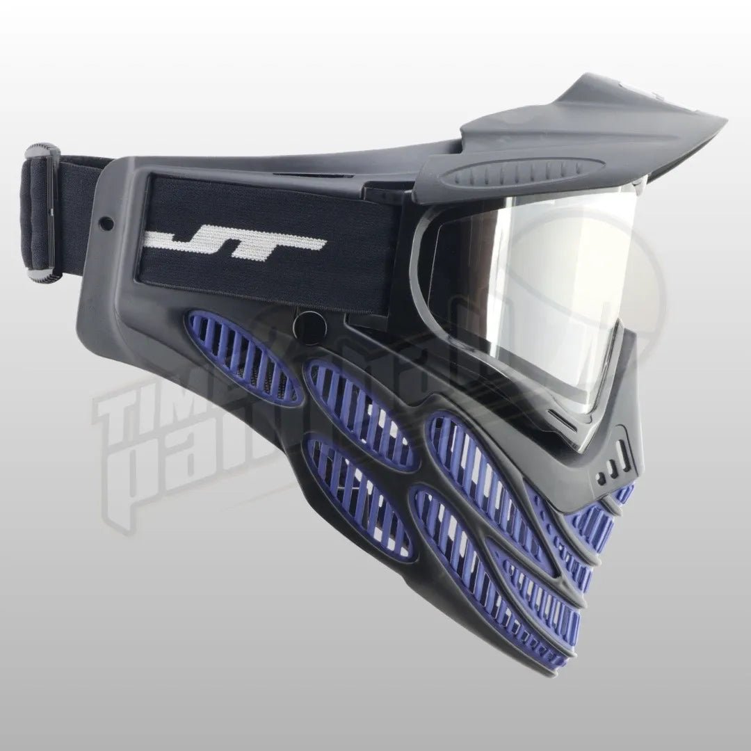 JT Flex 8 Thermal Goggles - Black/Blue - Time 2 Paintball