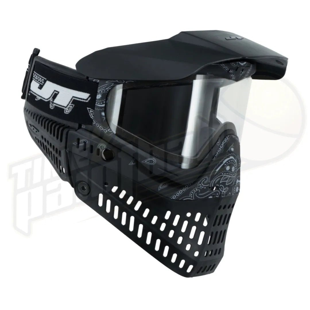 JT Proflex LE Bandana Black w/ Clear Lens ONLY - Time 2 Paintball