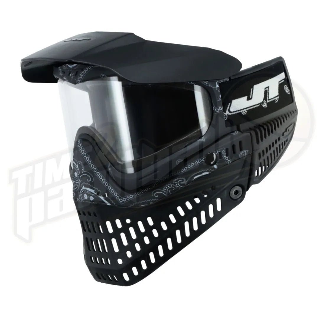 JT Proflex LE Bandana Black w/ Clear Lens ONLY - Time 2 Paintball