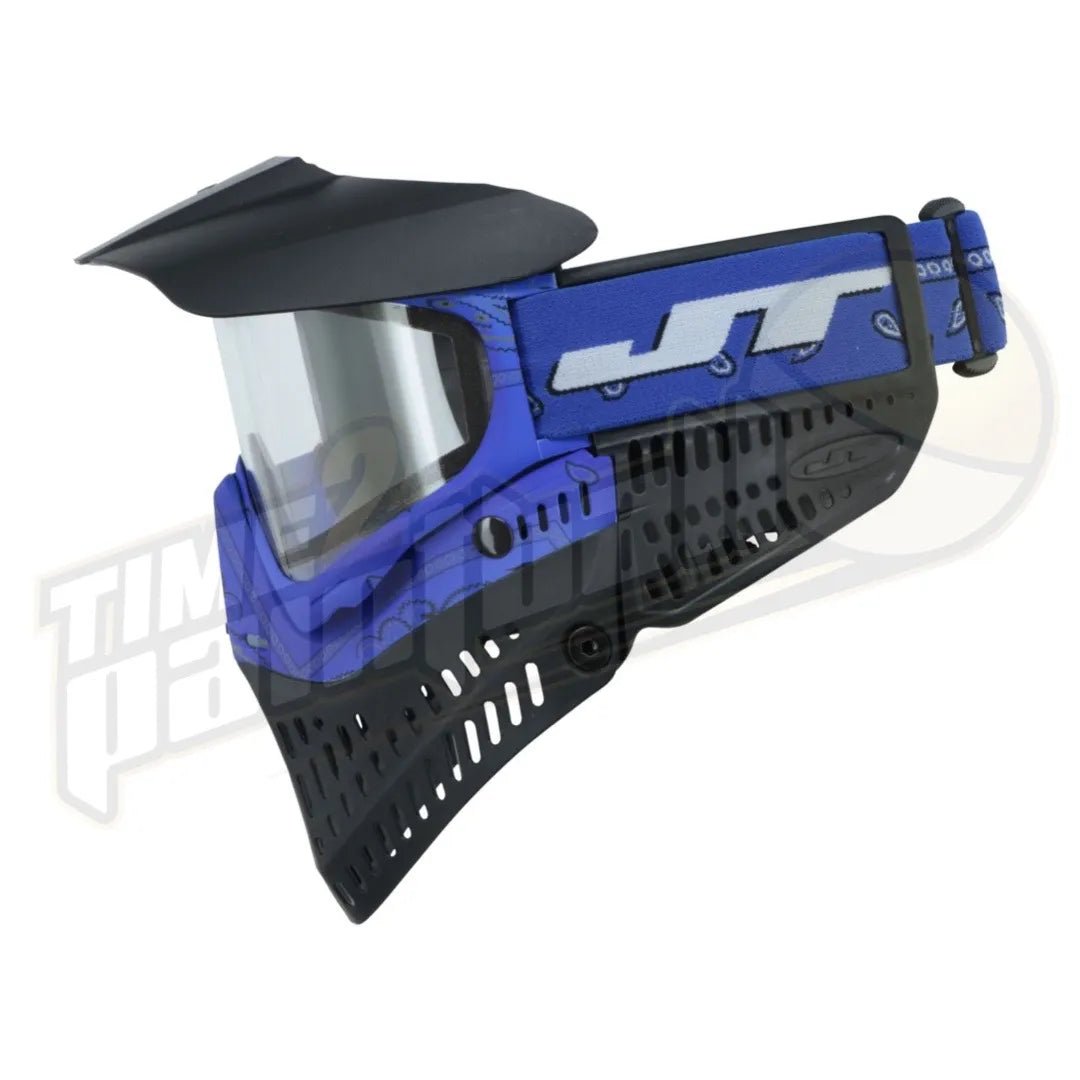 JT Proflex LE Bandana Blue w/ Clear Lens ONLY - Time 2 Paintball