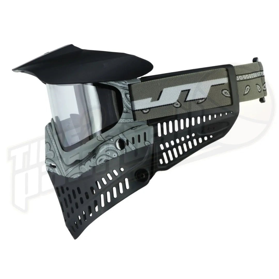 JT Proflex LE Bandana Grey w/ Clear & Smoke Lenses - Time 2 Paintball