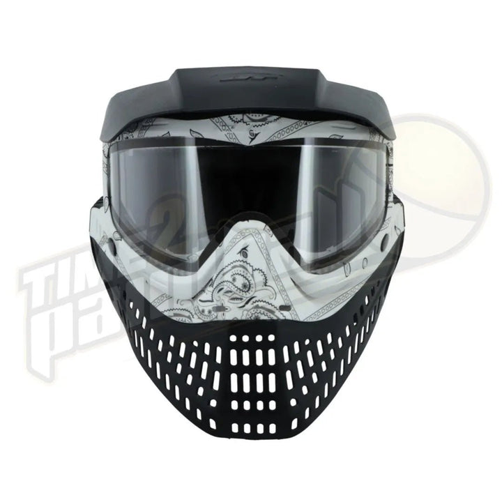 JT Proflex LE Bandana White w/ Clear & Smoke Lenses - Time 2 Paintball