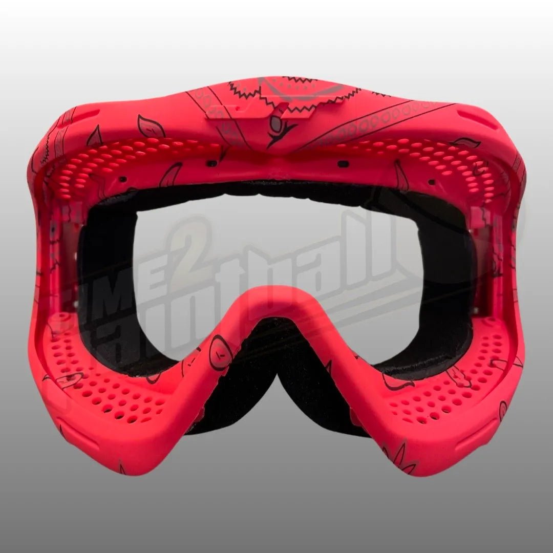 JT Spectra Proflex Parts - Goggle Frame Assembly LE Bandana - Red - Time 2 Paintball