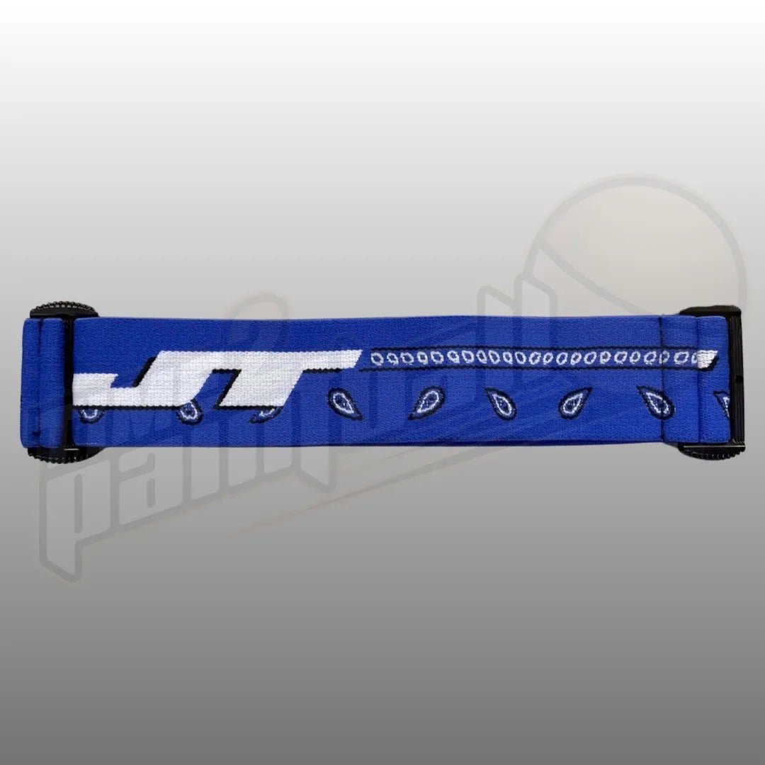 JT Spectra Proflex Parts - LE BANDANA Woven Goggle Strap - Blue - Time 2 Paintball