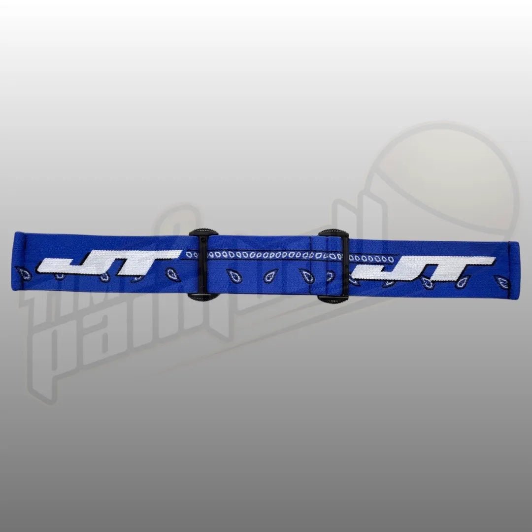 JT Spectra Proflex Parts - LE BANDANA Woven Goggle Strap - Blue - Time 2 Paintball