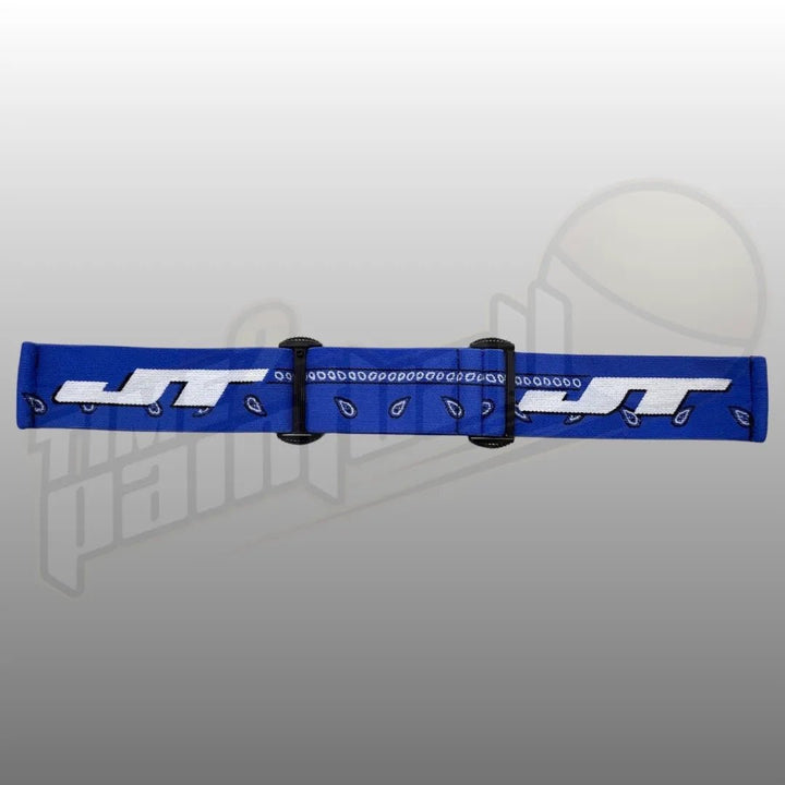 JT Spectra Proflex Parts - LE BANDANA Woven Goggle Strap - Blue - Time 2 Paintball