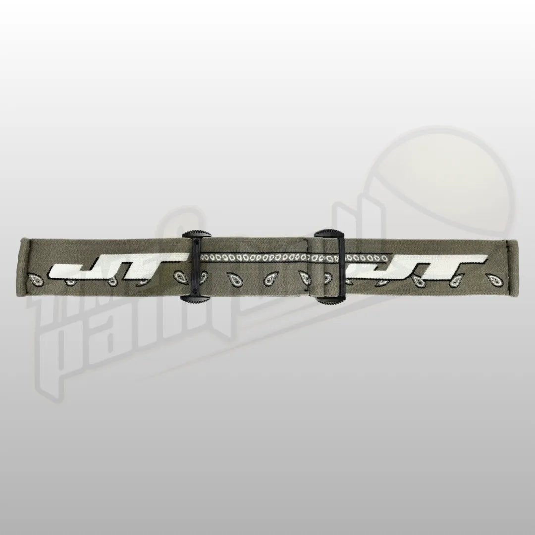 JT Spectra Proflex Parts - LE BANDANA Woven Goggle Strap - Grey - Time 2 Paintball