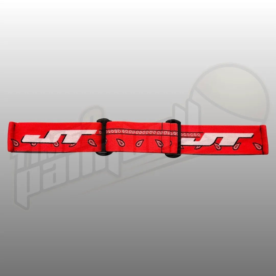 JT Spectra Proflex Parts - LE BANDANA Woven Goggle Strap - Red - Time 2 Paintball