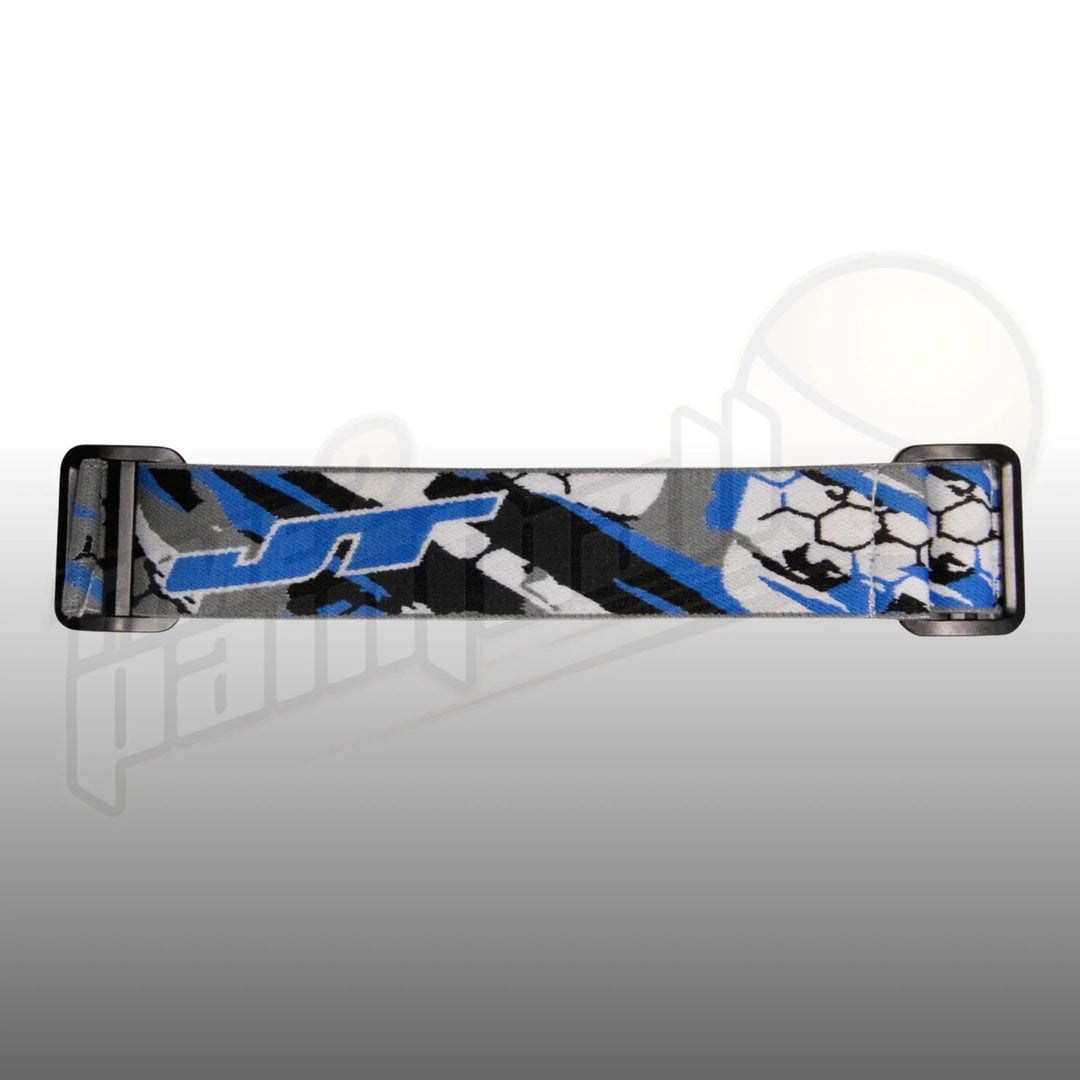 JT Spectra Proflex Parts - MOTO Woven Goggle Strap Blue - Time 2 Paintball