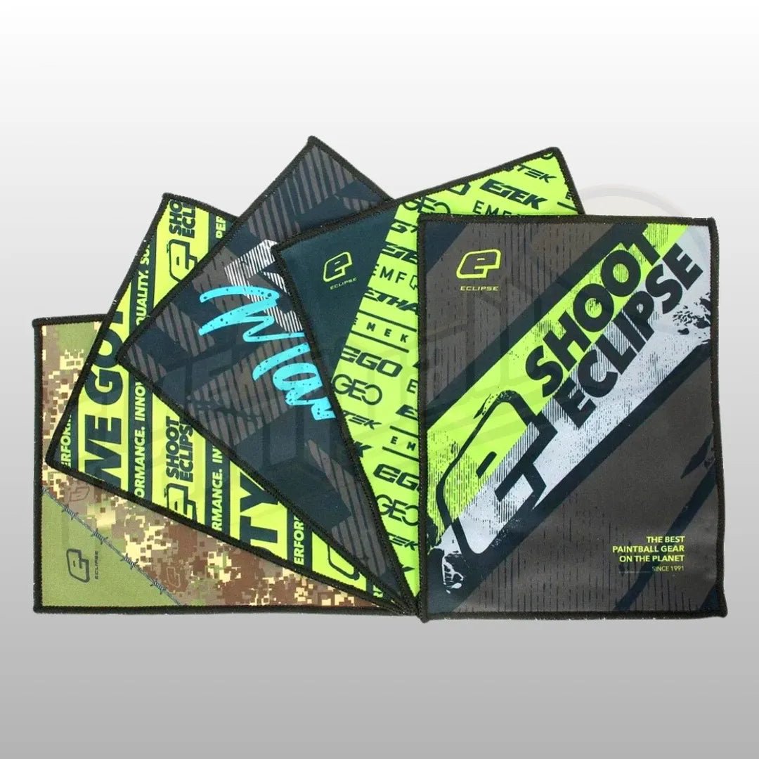 Planet Eclipse 2023 Micro Fibre Pocket Cloth - Variety 5 Pack - Time 2 Paintball