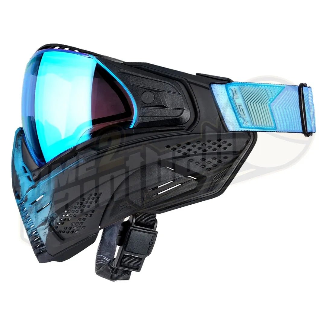Push Unite Goggles Infamous Blue Skull - Time 2 Paintball
