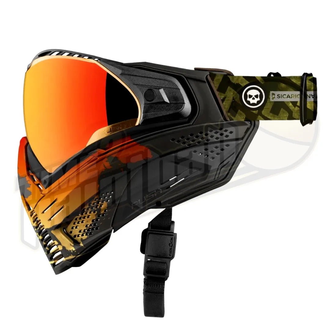 Push Unite Goggles Infamous Fire Skull - Time 2 Paintball