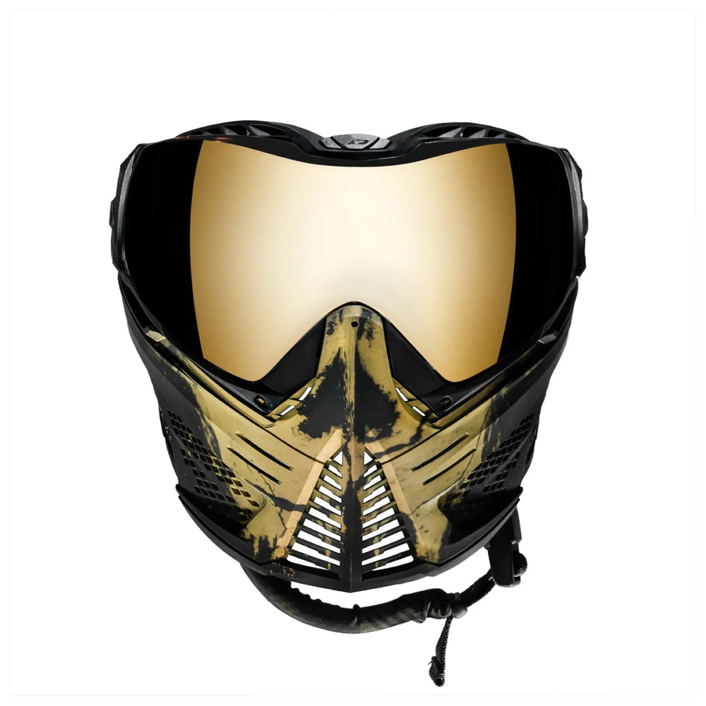 Push Unite Goggles Infamous Gold Skull - Time 2 Paintball