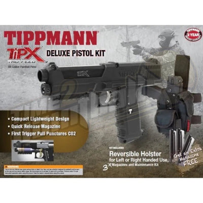 Tippmann TIPX Deluxe Kit - Black - Time 2 Paintball