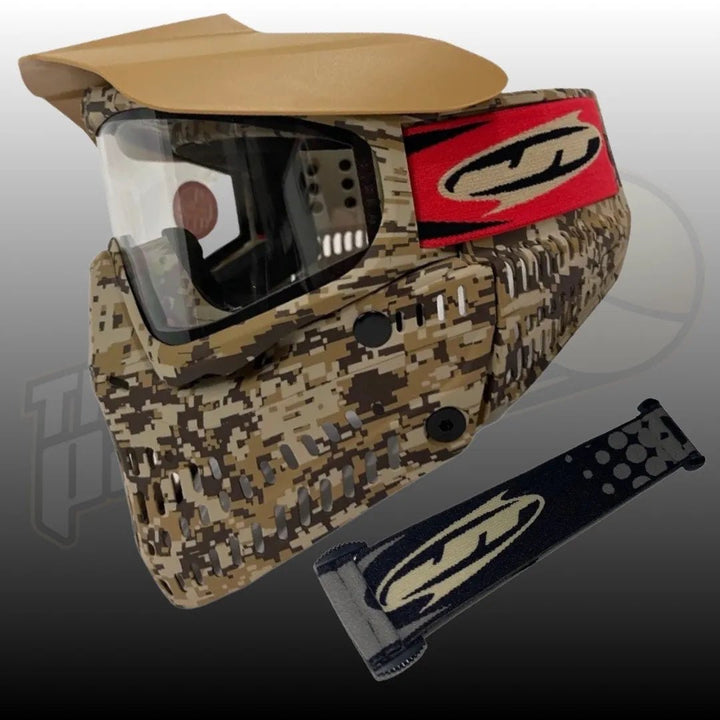 Wepnz X JT Flex 7 Goggles Tan Digi Camo - Time 2 Paintball