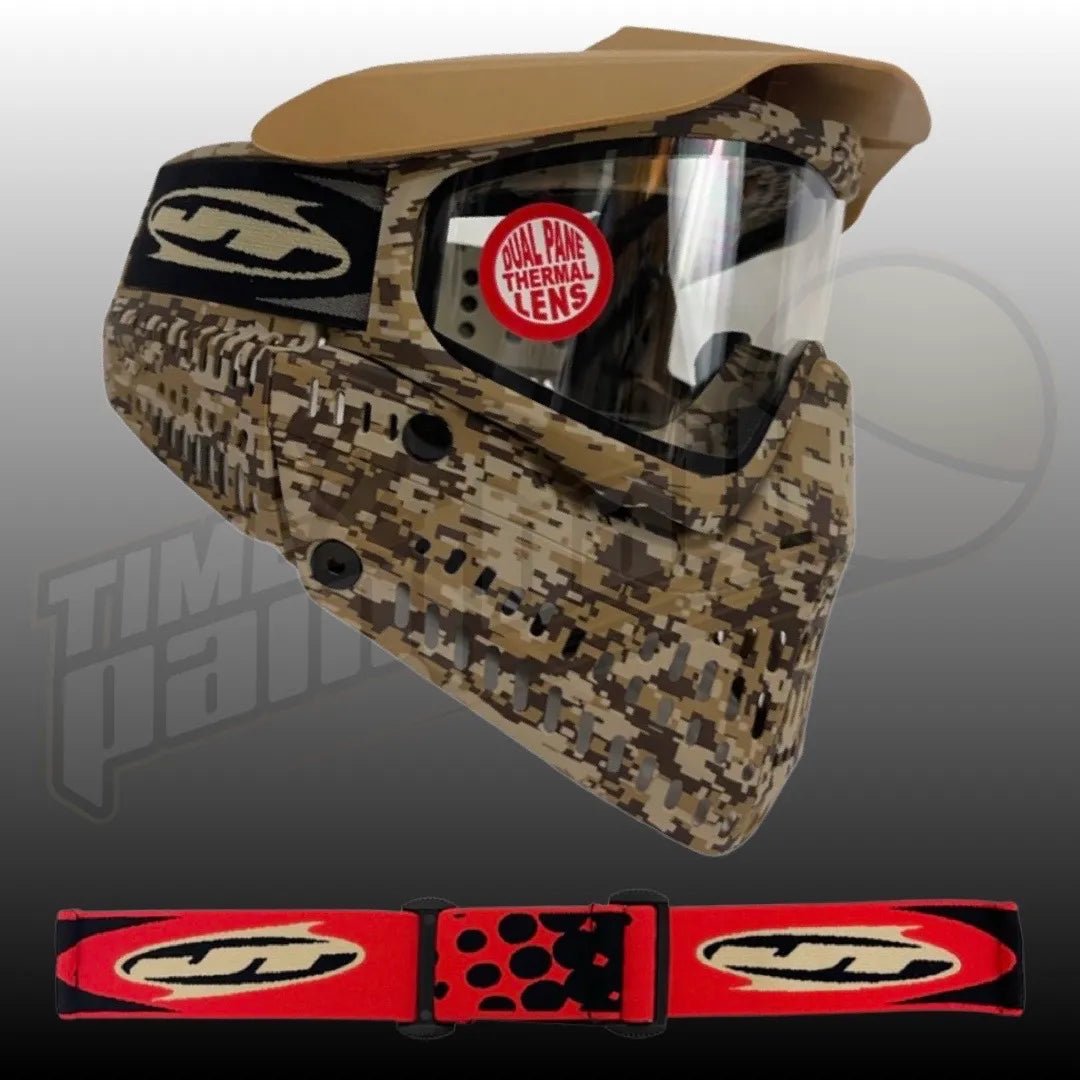 Wepnz X JT Flex 7 Goggles Tan Digi Camo - Time 2 Paintball